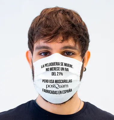 Produktbild von Postquam Packung 5 Unds Von 4 Schichten Masken Hergestellt In Spanien