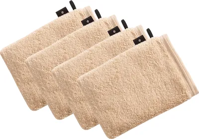Produktbild von 4er Pack Waschhandschuh Vegan Life von der Marke Vossen 22 x 16 cm