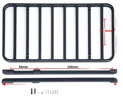 Obrázek produktu pro Střešní nosič pro RC modely, snadná montáž, pevná kovová konstrukce, 1 sada