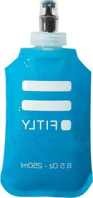 Produktbild von Opvouwbare Softflasche für Hydratation | Klapfach zum Trinken | 250 ml, ideal für Laufen, Wandern, Radfahren, Klettern und intensive Aktivitäten