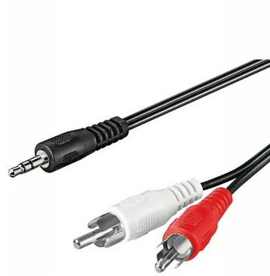 Produktbild von Audio-Video-Kabel 3,0 m 3,5 mm stereo Stecker auf 2 x Cinch-Stecker