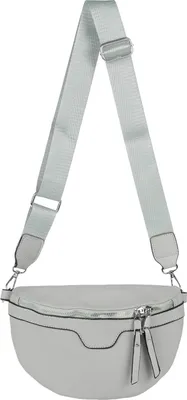 Produktbild von styleBREAKER Damen Umhängetasche in Halbmond Form, abnehmbarer verstellbarer Schultergurt, Einfarbige Handtasche 02012380