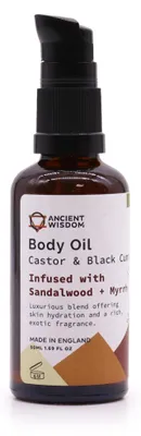Immagine prodotto di Olio corpo biologico 50 ml - Sandalo e mirra