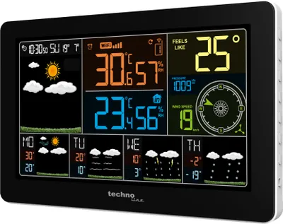 Immagine prodotto di stazione meteorologica technoline WD2700 | previsioni a più giorni | direzione e velocità del vento