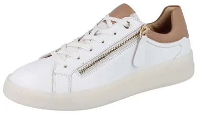 Produktbild von BAGATT Damen Sneaker weiß braun Leder/Textil - Größe: 41