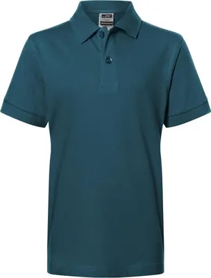 Produktbild von Hochwertiges Polohemd mit Armbündchen petrol, Gr. S