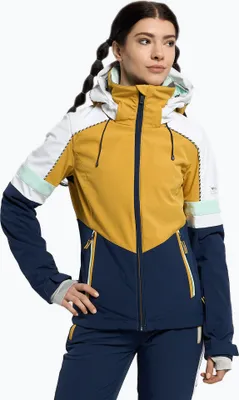 Produktbild von Damen Snowboardjacke Roxy Peak Chic Softshell gelb-grün ERJTJ03396-YLV0