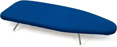 Image de Table à repasser compacte 31 x 74,5 cm, bleue, légère