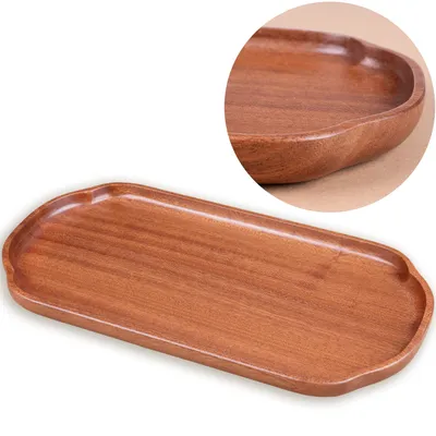 Zdjęcie produktu dla Taca do serwowania z litego drewna, 30×15 cm
