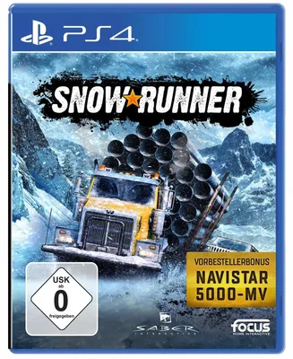 Produktbild von Focus Entertainment SnowRunner, PlayStation 4, E (Jeder), Physische Medien
