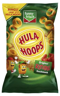 Produktbild von funny-frisch Hula Hoops Original Ringli Geschmack Packung 35g