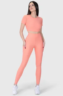 Produktbild von Hoch taillierte Sport Leggings mit Tasche