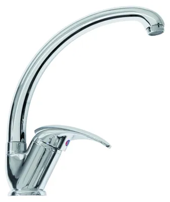 Produktbild von Paini Mikonos Einhebel-Küchenarmatur mit hohem, schwenkbarem 360° Auslauf, verchromt 04CR57042P3PA