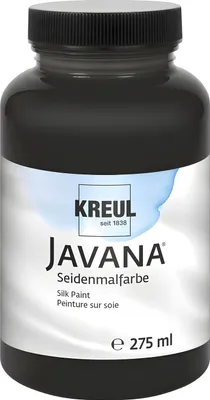 Produktbild von KREUL Javana Seidenmalfarbe Schwarz 50 ml