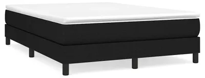 Obrázek produktu pro vidaXL Box spring bed frame black 140x190 cm látka