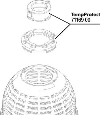 Produktbild von JBL Ersatzteil TempProtect II Halterung Set
