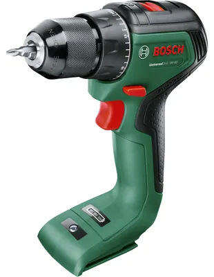 Immagine prodotto di Bosch UniversalDrill 18V-60 - Trapano/avvitatore a batteria - 2 velocità - mandrino per trapano con chiave da 13 mm - 60 N-m -
