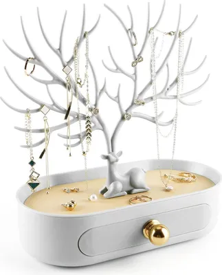 Produktbild von MORE&LESS Geweih Schmuck Display-Rack mit Aufbewahrungsschublade