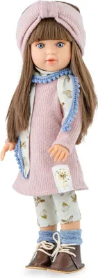 Immagine prodotto di Bambola Ronja 40 cm con capelli lunghi castani e corpo in vinile per bambini