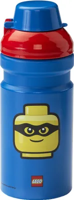 Produktbild von LEGO Trinkflasche Iconic Classic (blau/rot, 0,39 Liter)