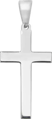 Image de Pendentif Femme Croix Argent fin 925 - 38mm*17mm; TRS23873
