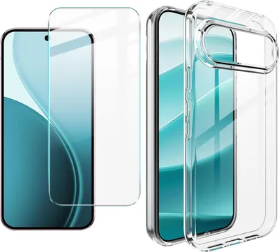Obrázok produktu pre Pre Google Pixel 10 / 10 Pro Silikónový ochranný kryt TPU Transparent + H9 Tvrdené sklo