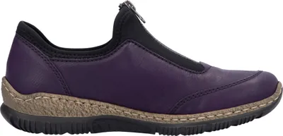Zdjęcie produktu dla Rieker damskie sportowe buty wsuwane fioletowy materiał syntetycznyRozmiar:39