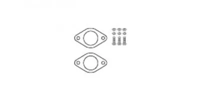Produktbild von Hjs Montagesatz, Katalysator 82 45 7862