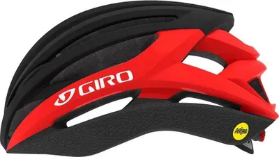 Image de Casque Giro Syntax MIPS Mat Noir/Rouge vif Taille L (59-63 cm)