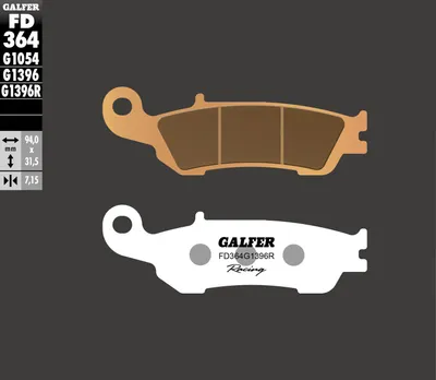 Image de Galfer plaquette de frein FD364 - G1396R