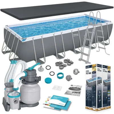 Produktbild von Rahmen-Gartenpool 640 x 274 x 132 cm 11-in-1 Bestway 5612B