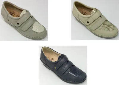 Produktbild von Finn Comfort Lindau 2310 Damen Halbschuh Leder Freizeit, Farbe:blau, Größe:5.5