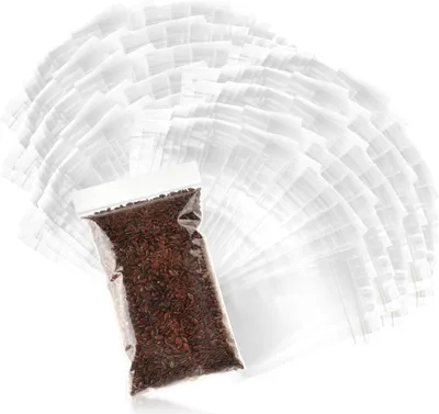 Produktbild von com-four® 1000x Druckverschlussbeutel - transparente Tütchen mit Druckverschluss - kleine Zip-Beutel wiederverschließbar - Polybeutel mit Verschluss - 125 x 80 mm
