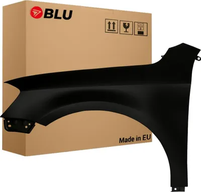 Immagine prodotto di BLU Parafango compatibile con VW Volkswagen Passat B7 L041 LO41 Sinistra Schwarz Schwarz | 2010-2014 | Anteriore | Verniciato | Pronto per il montaggio | Acciaio