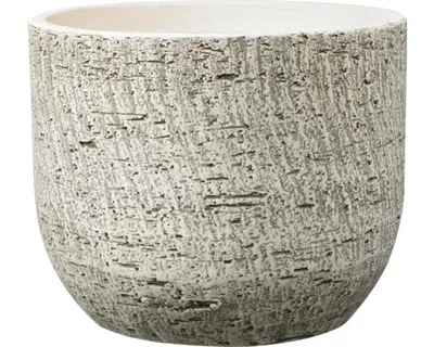 Produktbild von Übertopf Soendgen Portland Keramik Ø 18 cm H 16 cm Rindenoptik