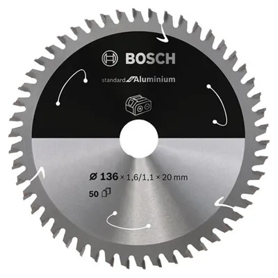 Produktbild von PRO Aluminium cordless Kreissägeblatt, 136 x 1,6 x 20 mm
