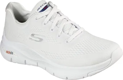Produktbild von Skechers Sneaker 149057-WNVR, Damen, weiß, Gr. 37, Arch Fit, aus Textil/Synthetik/Gummi, für Walking/Sport/Freizeit, maschinenwaschbar, für Einlagen geeignet