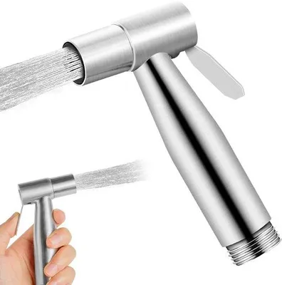 Produktbild von Handheld Bidet mit verstellbarer Wasserdruckregelung - Edelstahl