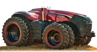 Produktbild von Schuco 450904200 Case IH Autonomus Traktor rot metallic 1:32