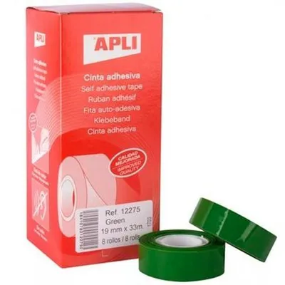 Obrázok produktu pre APLI 12275, 33 m, Zelená, 0,028 mm, 19 mm, 8 kusov