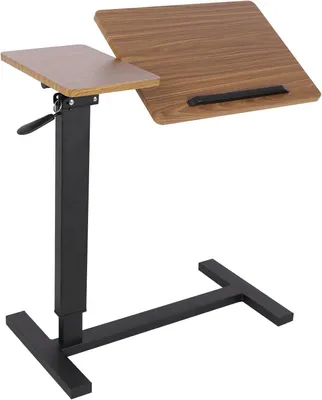 Produktbild von Wartungstisch, Nachttisch, Computertisch, höhenverstellbar, schwenkbar, mit Rollen, 75,5 x 40 cm