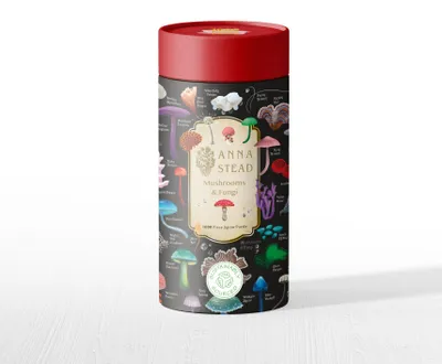 Produktbild von Adult Cylinder Jigsaw Puzzle Anna Stead: Mushrooms & Fungi