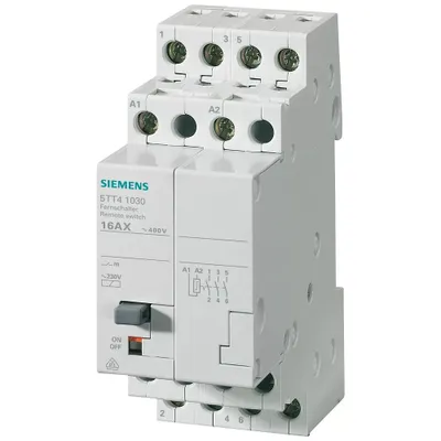 Produktbild von Siemens FERNSCHALTER 3S AC230V 16A, 16 A, Mehrfarbig, 196 g, 40 mm, 92 mm, 84 mm