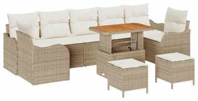 Image de Banc de jardin - Banc d'extérieur - Mobilier de jardin - Canapé lounge - Modulaire - Résistant aux intempéries
