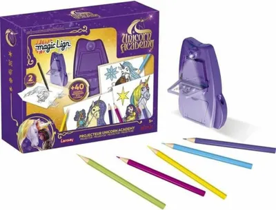 Obrázok produktu pre Magic Lign - LANSAY - Unicorn Academy Projektor - 50 ilustrácií - Vek 5+