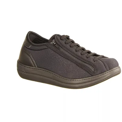 Produktbild von Liromed 510 Bequemschuhe Damen Leder Stretch Schwarz (Größe 35)