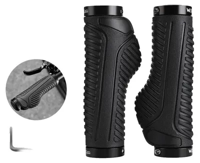 Obrázok produktu pre Rukoväte na riadidlá bicykla, ergonomický dizajn, lepšia kontrola, čierna farba