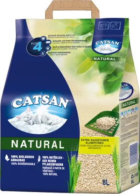 Produktbild von CATSAN™ NATURAL Klumpstreu 8l