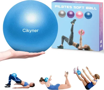 Produktbild von Soft Pilates Ball 23-25 cm, Antiburst Übungsball, für Pilates, Yoga, Ganzkörpertraining