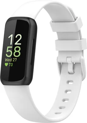 Produktbild von Strap-it Fitbit Inspire 3 Armband Silikon (Weiß) - Große: S